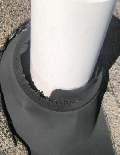 Broken Vent Boot Home Inspection Warners Robin, GA